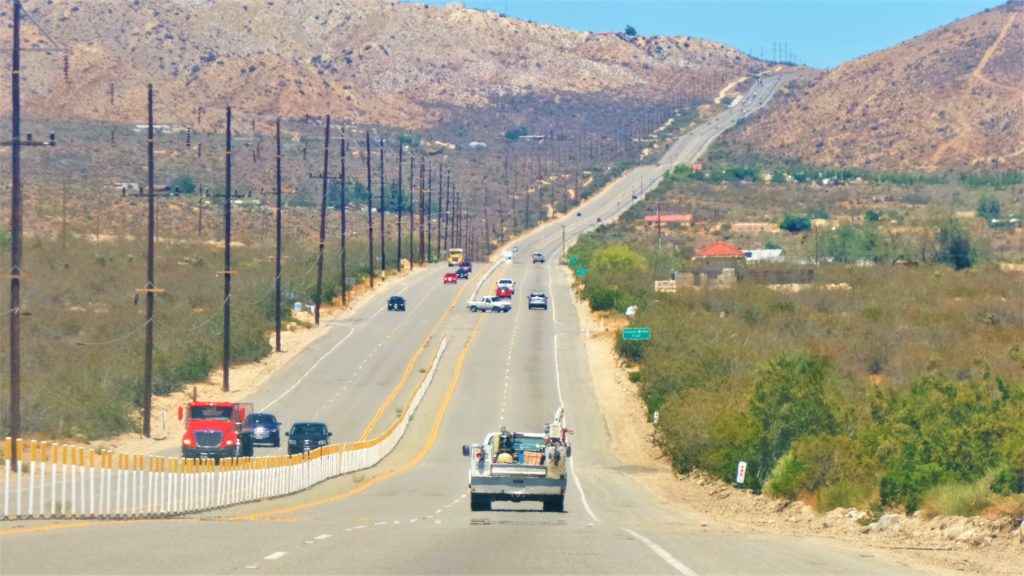 Twenty Nine Palms road, California