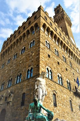 Palazzo Vecchio statues, Florence, Italy