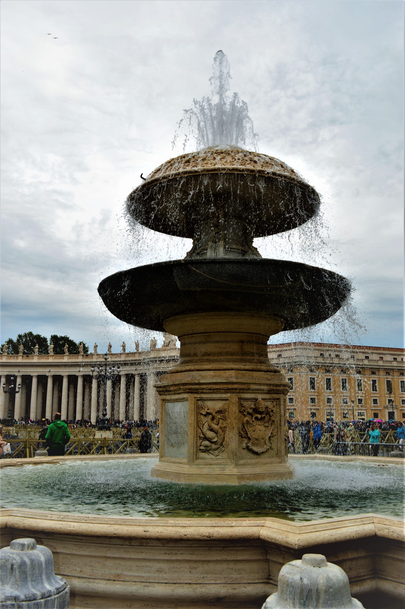 Fountain at the Vatican, Rome, Italy