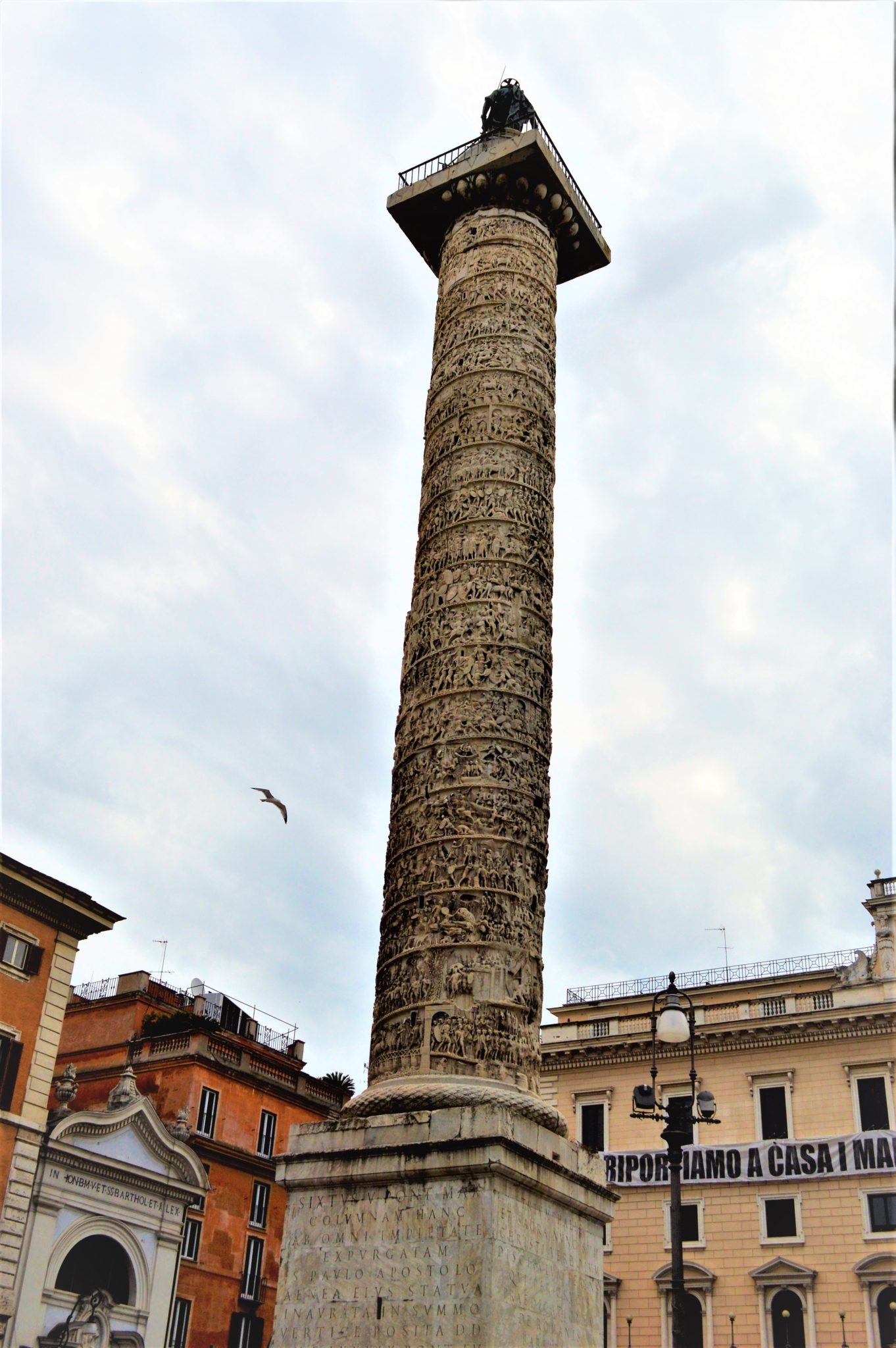 The Column of Marcus Aurelius, Rome, Italy