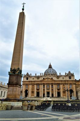 The Vatican Obelisk in St Peter's Square, Rome, Italy
