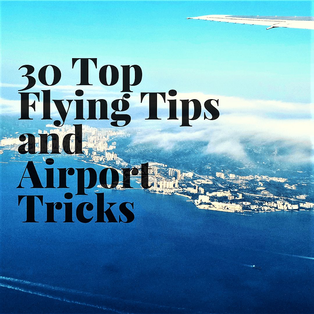 picture of view from plane for 30 Top Flying Tips and Airport Tricks blog post