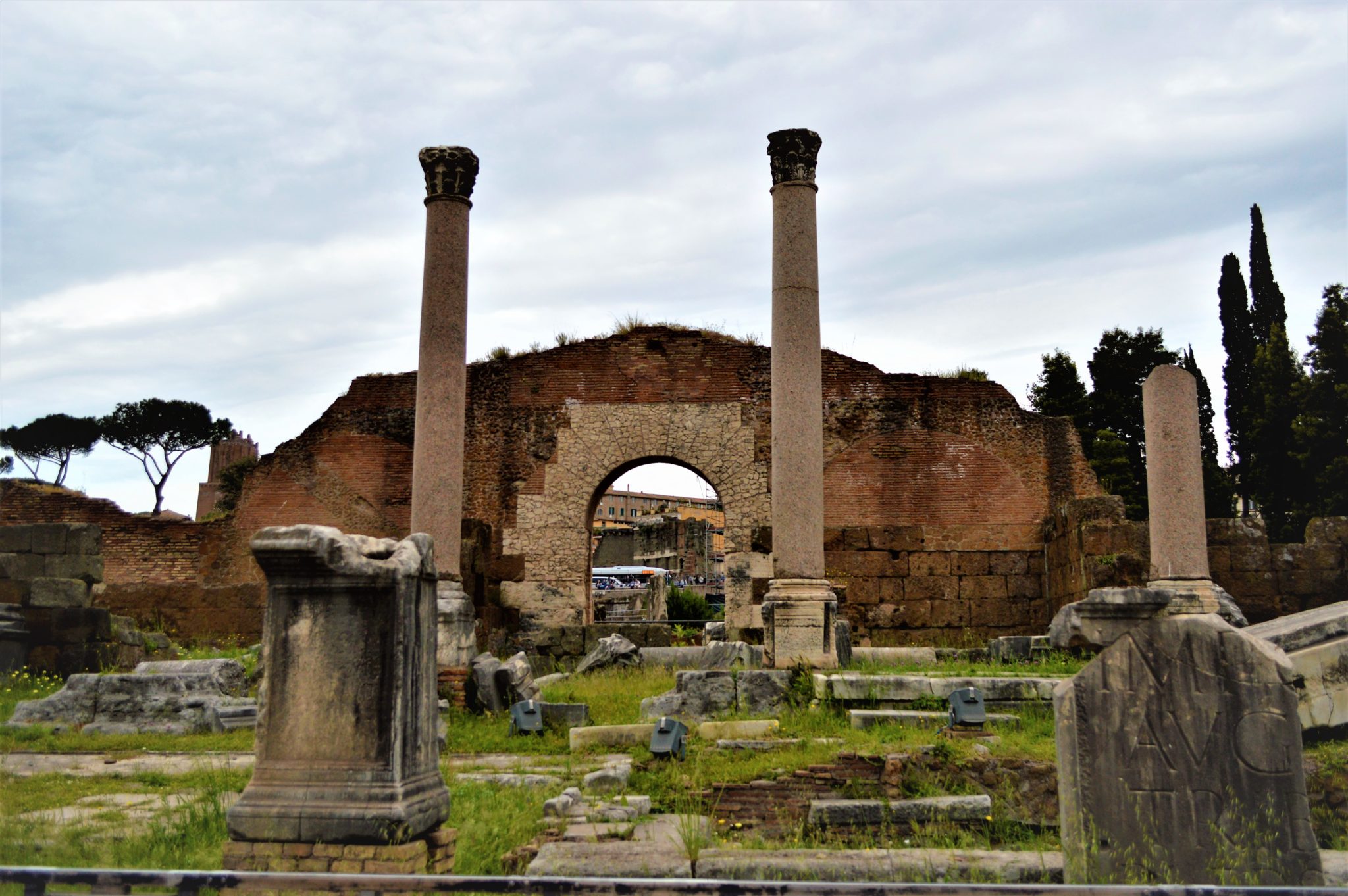 Roman forum in Rome, Italy