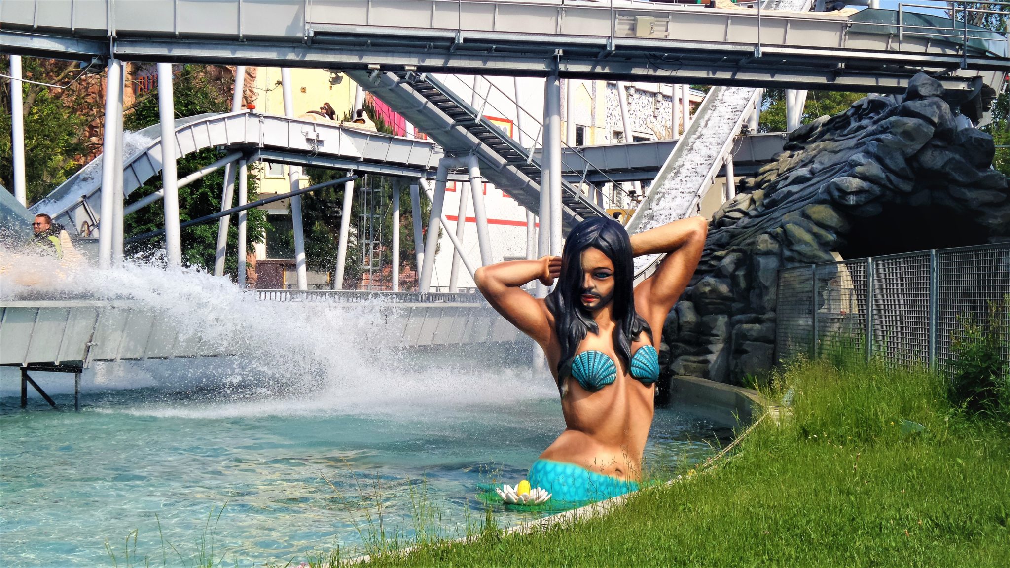 Conchita statue, Prater fairground, Vienna, Austria