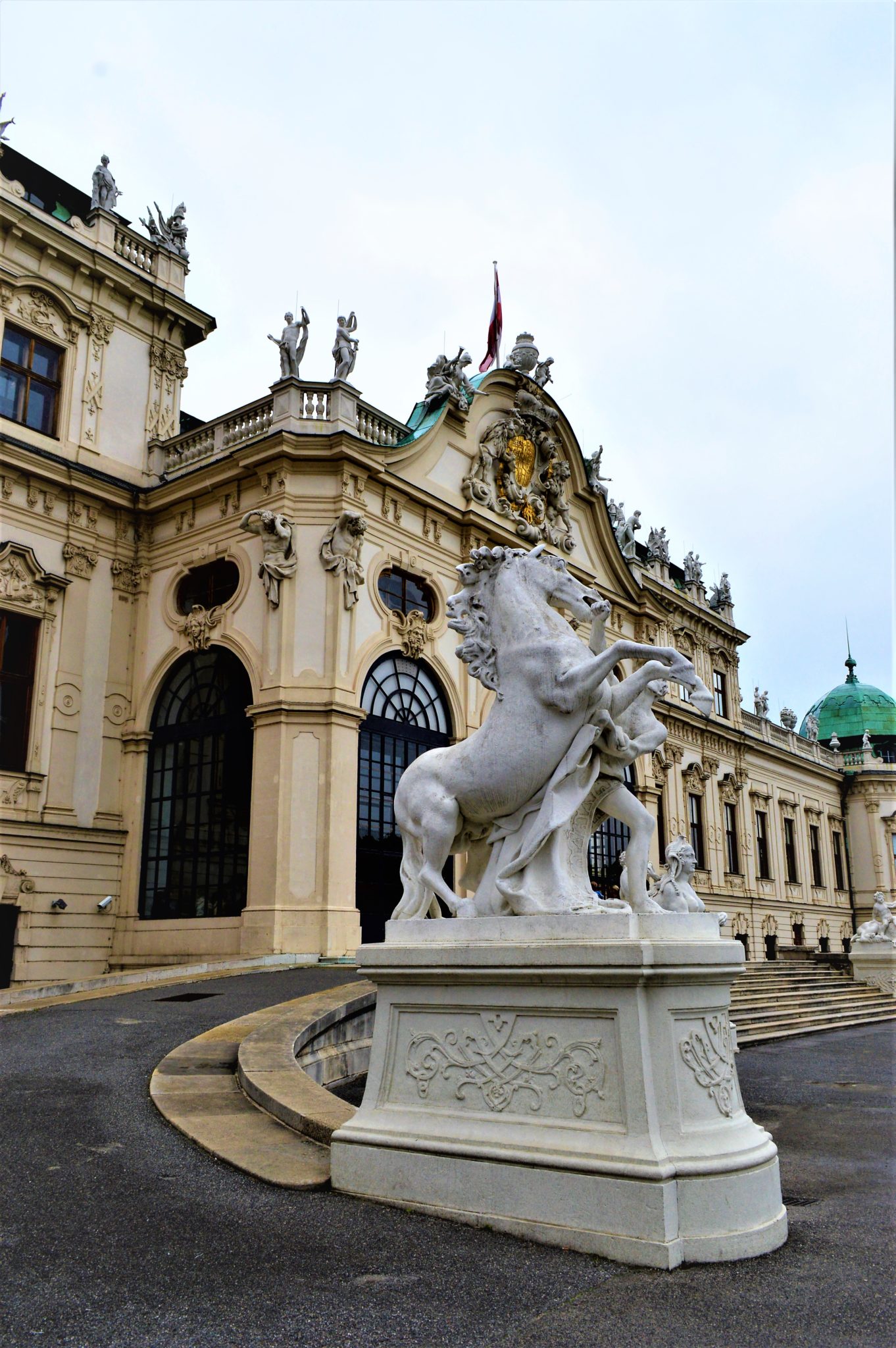 Horse statue Schönbrunn Palace 2 days in Vienna, Austria