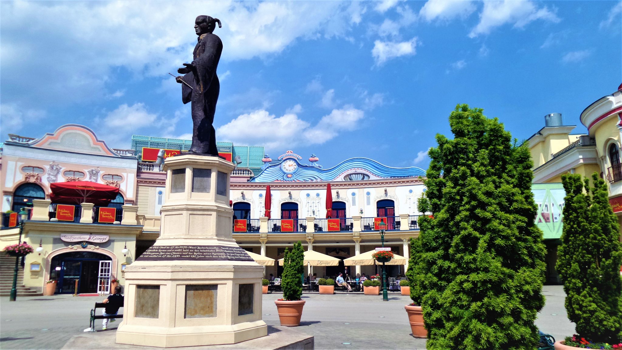 Prater statue, fiarground, Vienna, Austria