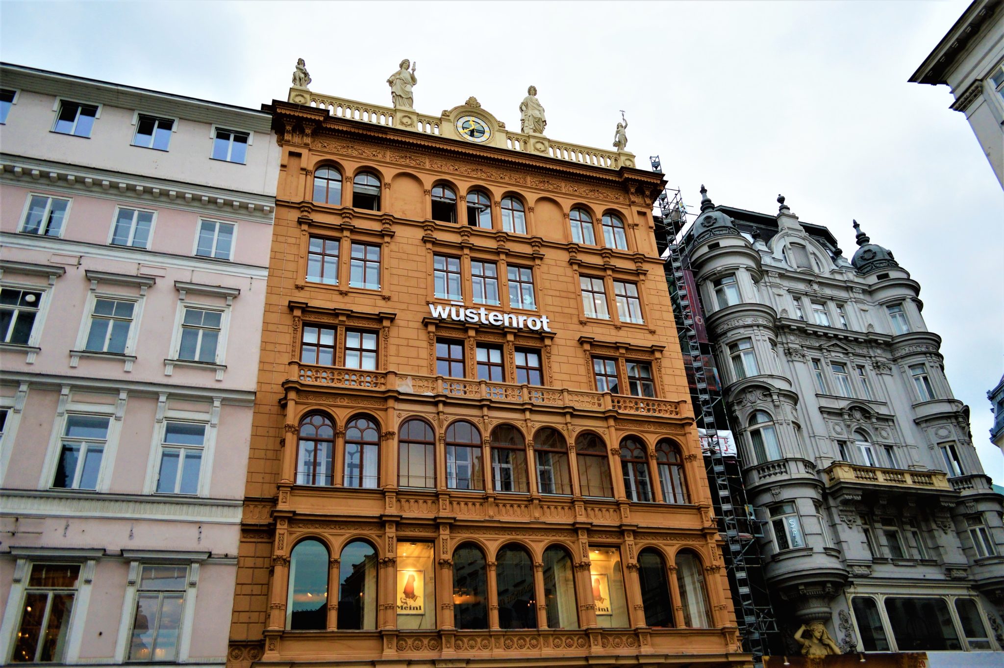 Wustenrot building, 2 days in Vienna, Austria