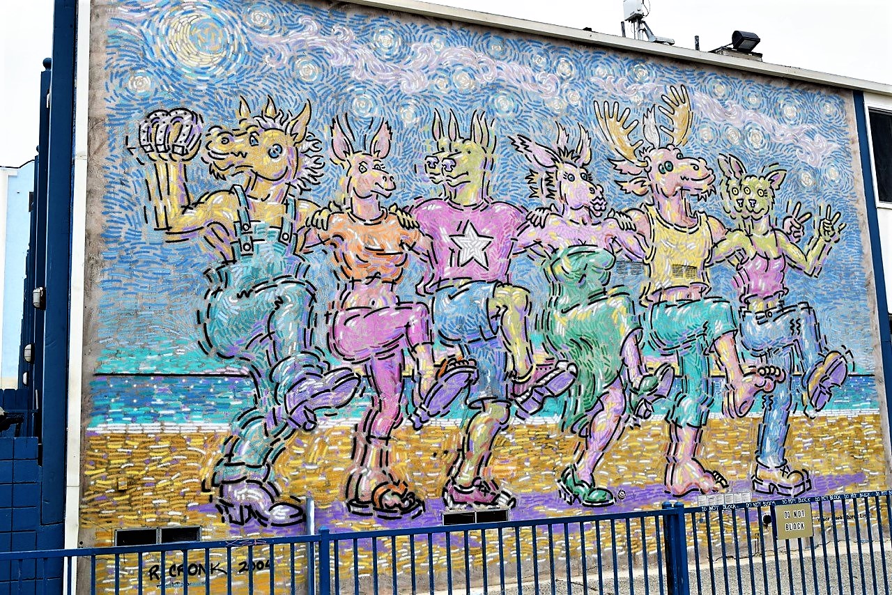 Picture of a Venice beach Mural, Venice, LA, California