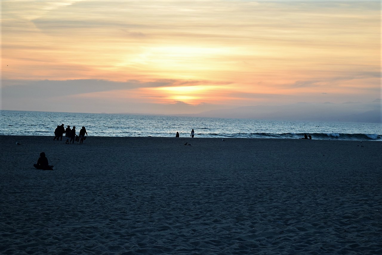 A picture of Venice beach sea, LA, California