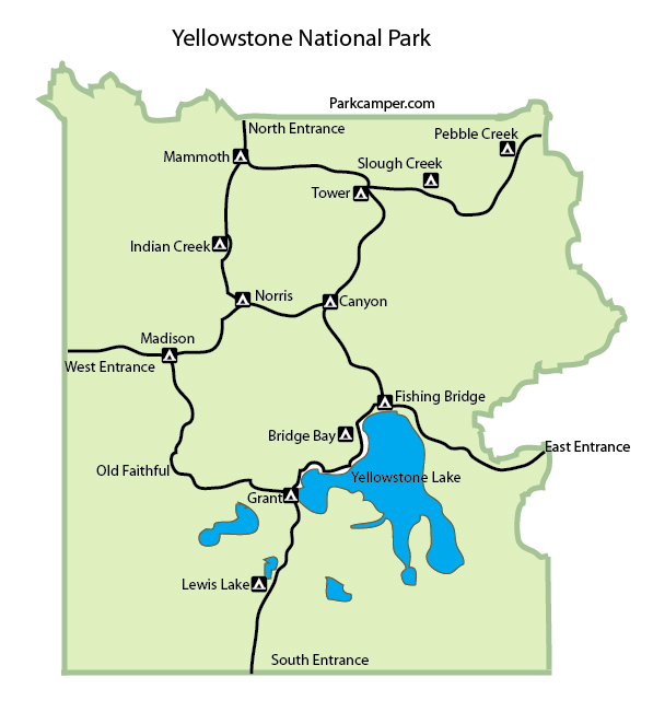Camping at Yellowstone National Park