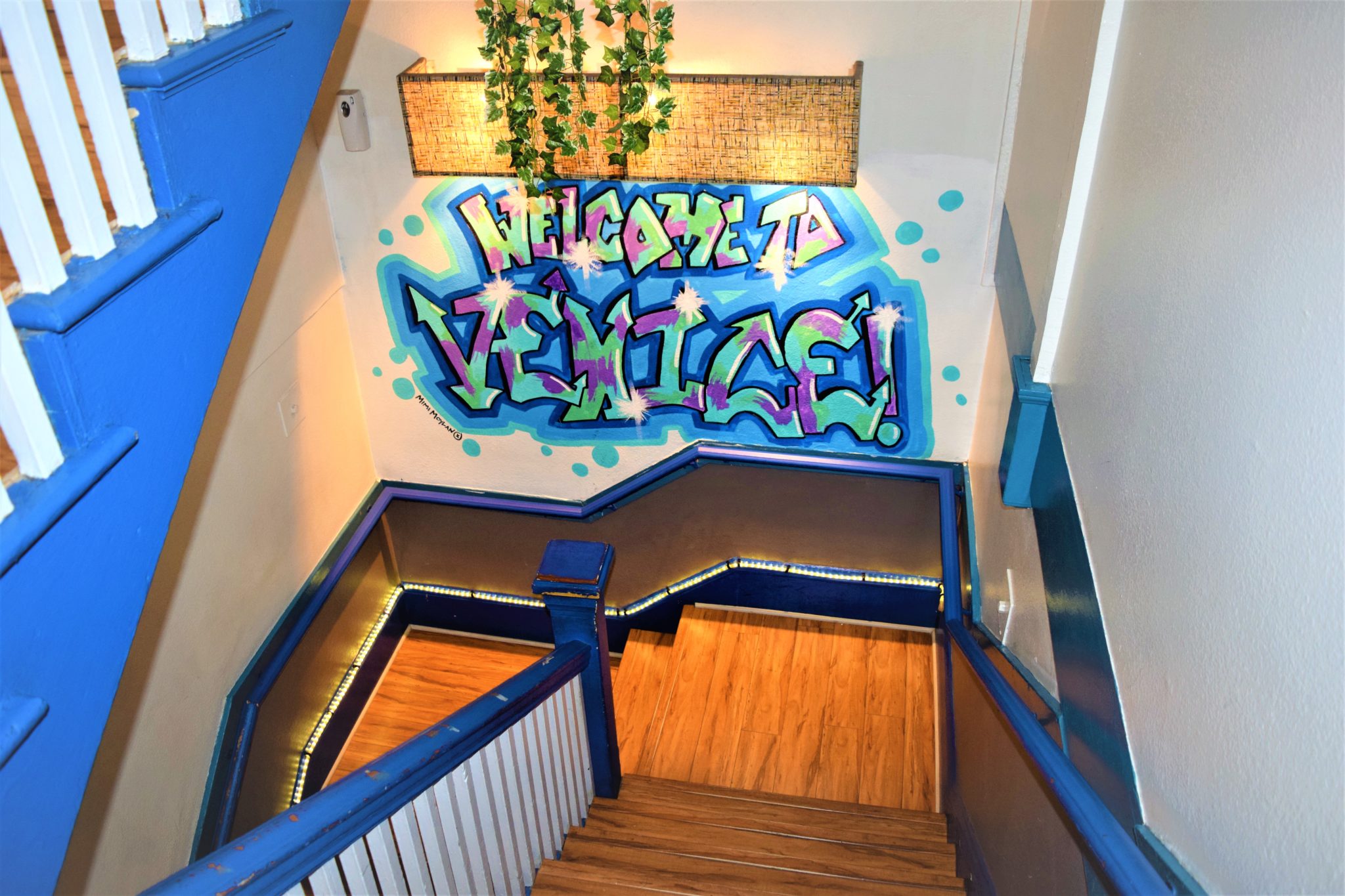 Stairs Venice Beach Samesun Hostel, Los Angeles, California