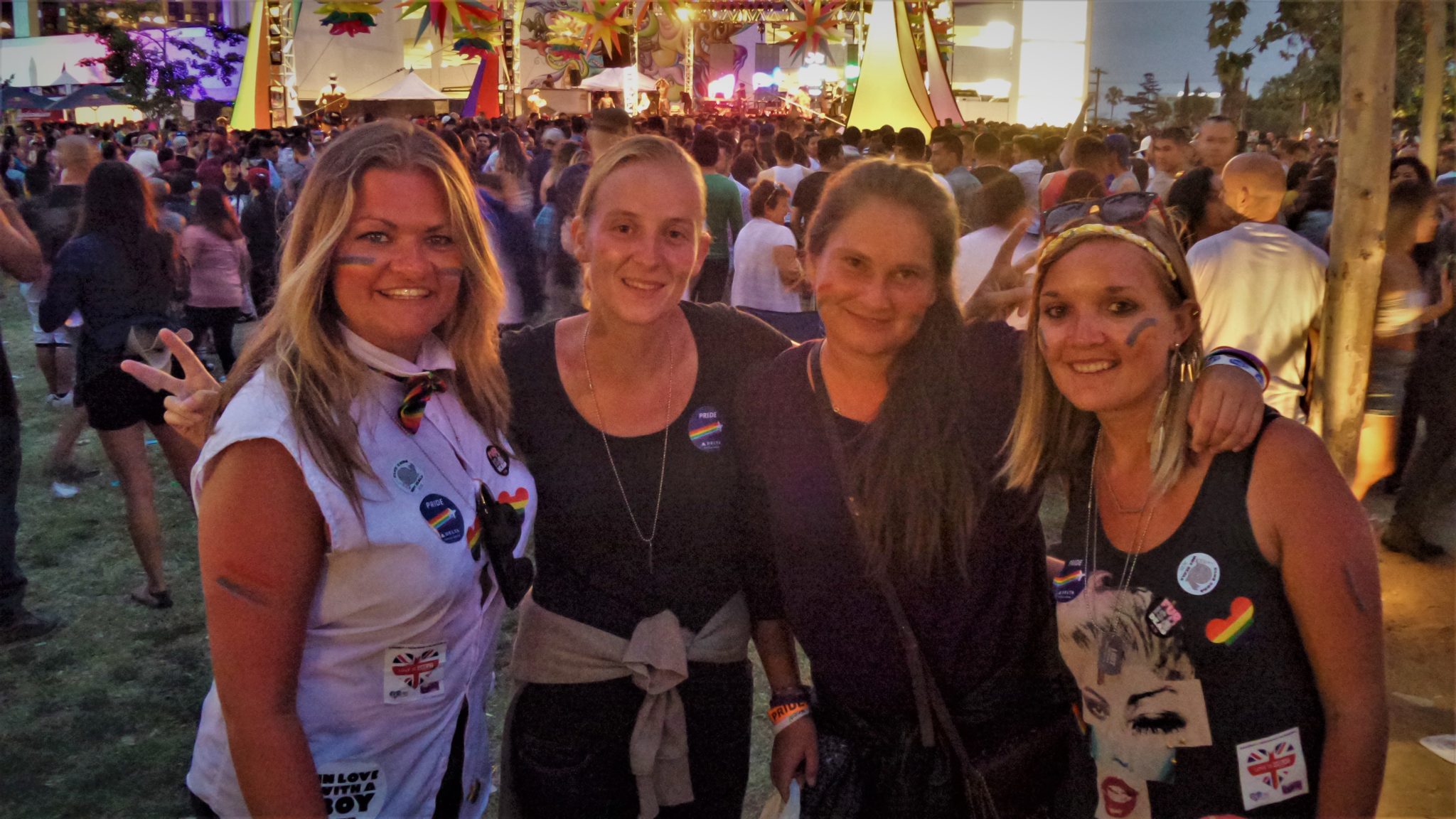 LA Pride night festival, los angeles, california