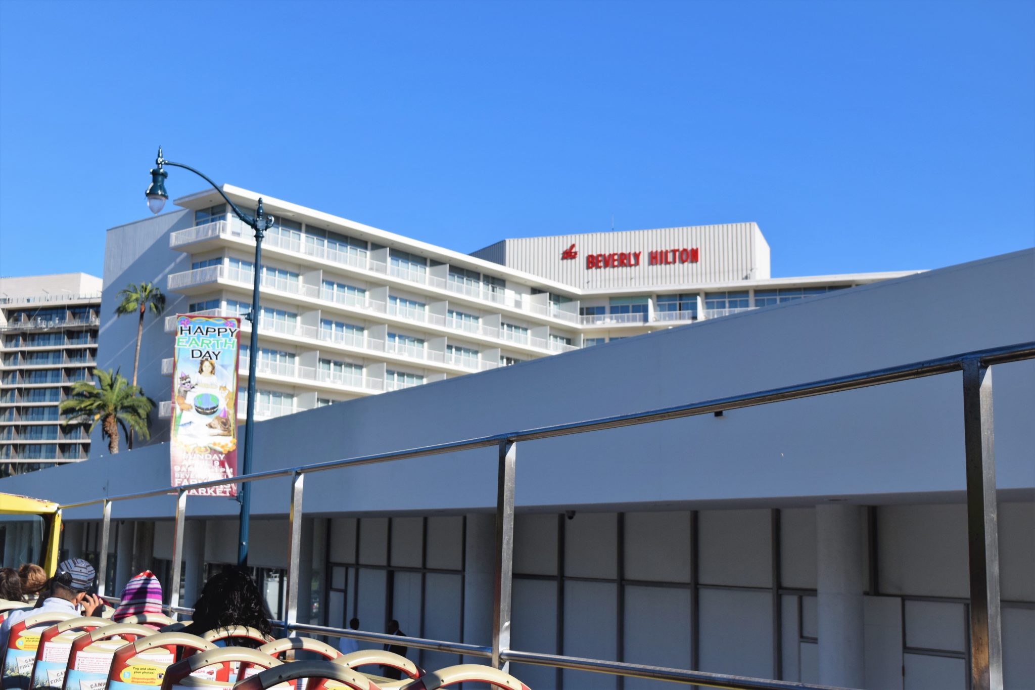 Beverly Hilton Whitney Houston died, hop on hop off bus los angeles