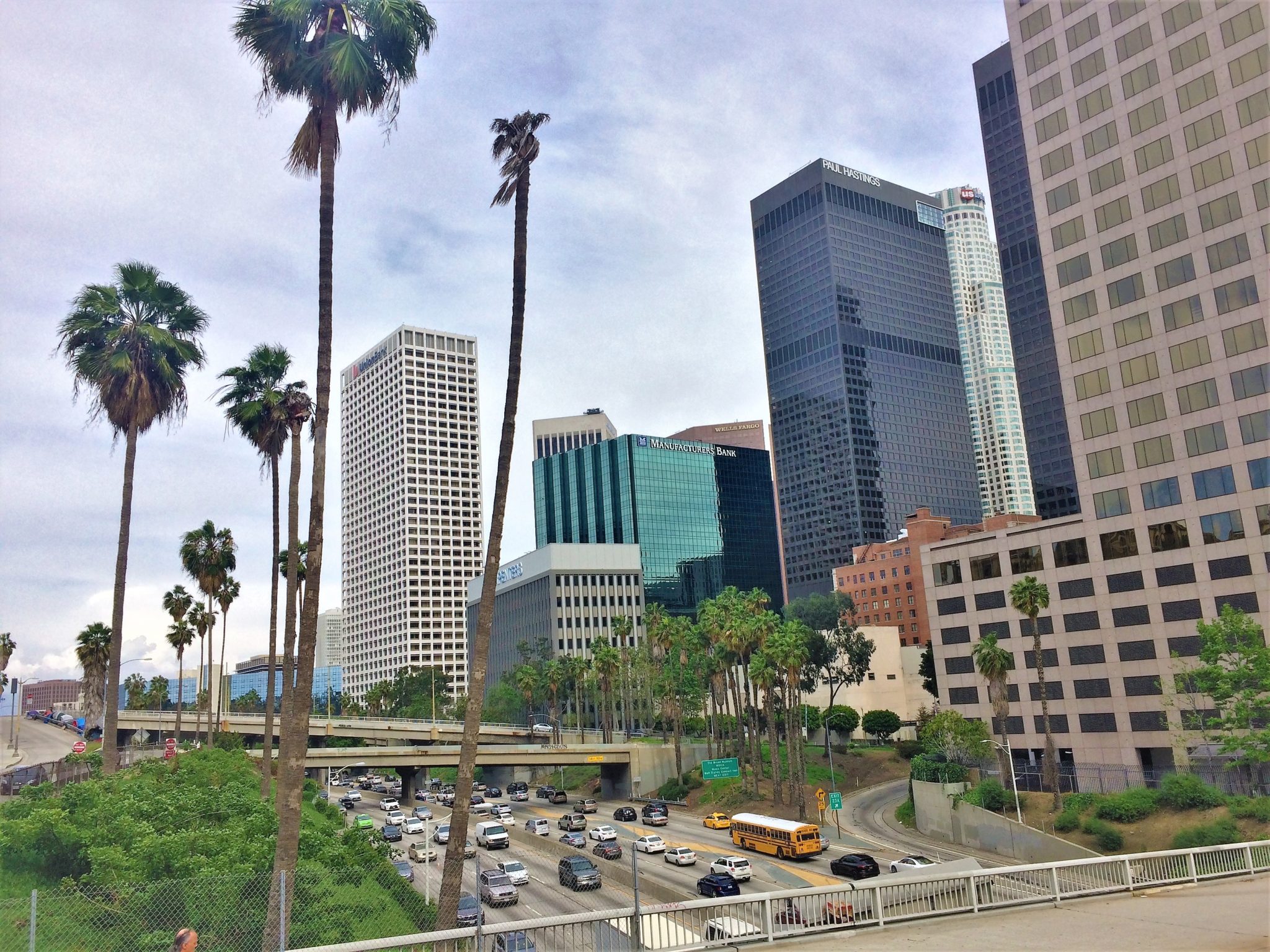Downtown LA, hop on hop off bus los angeles