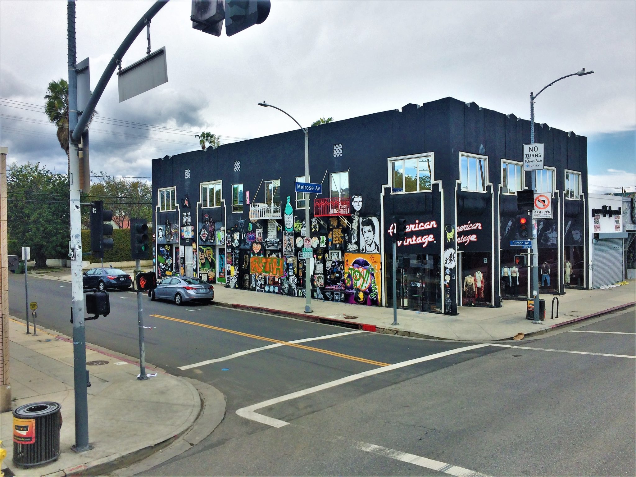 Melrose avenue, hop on hop off bus los angeles tour