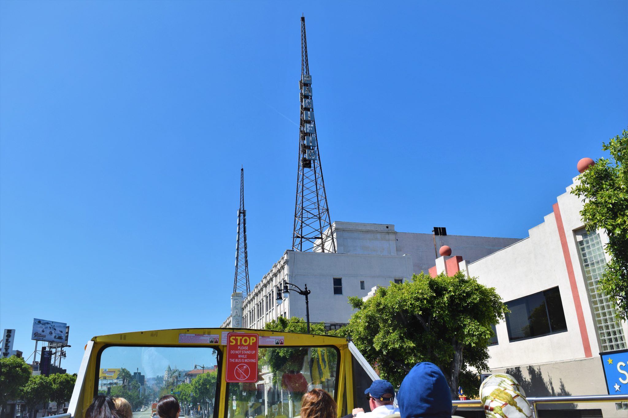 Pacific tower, hollywood hop on hop off bus los angeles