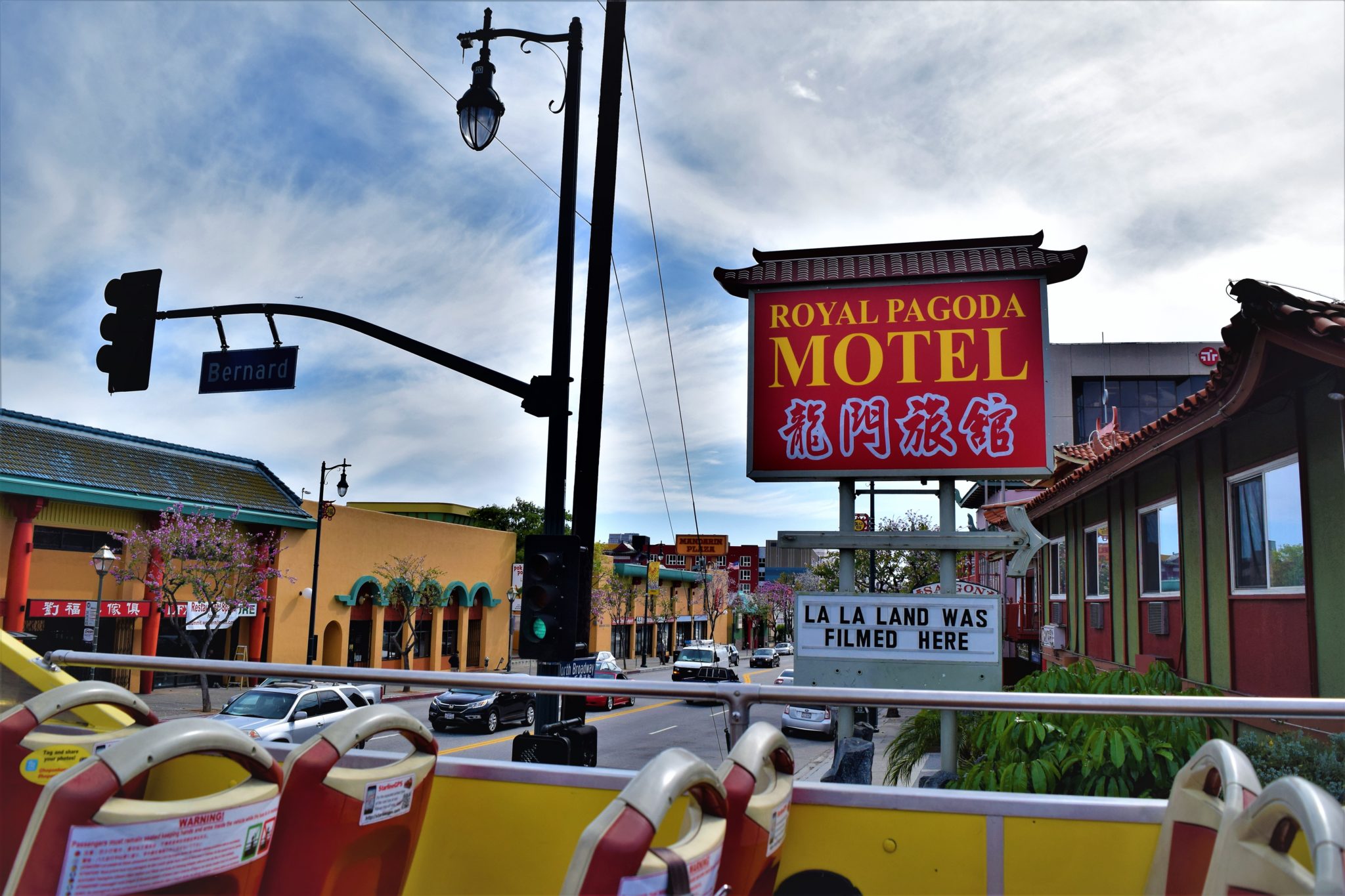Royal Pagoda Motel, chinatown, hop on hop off bus los angeles