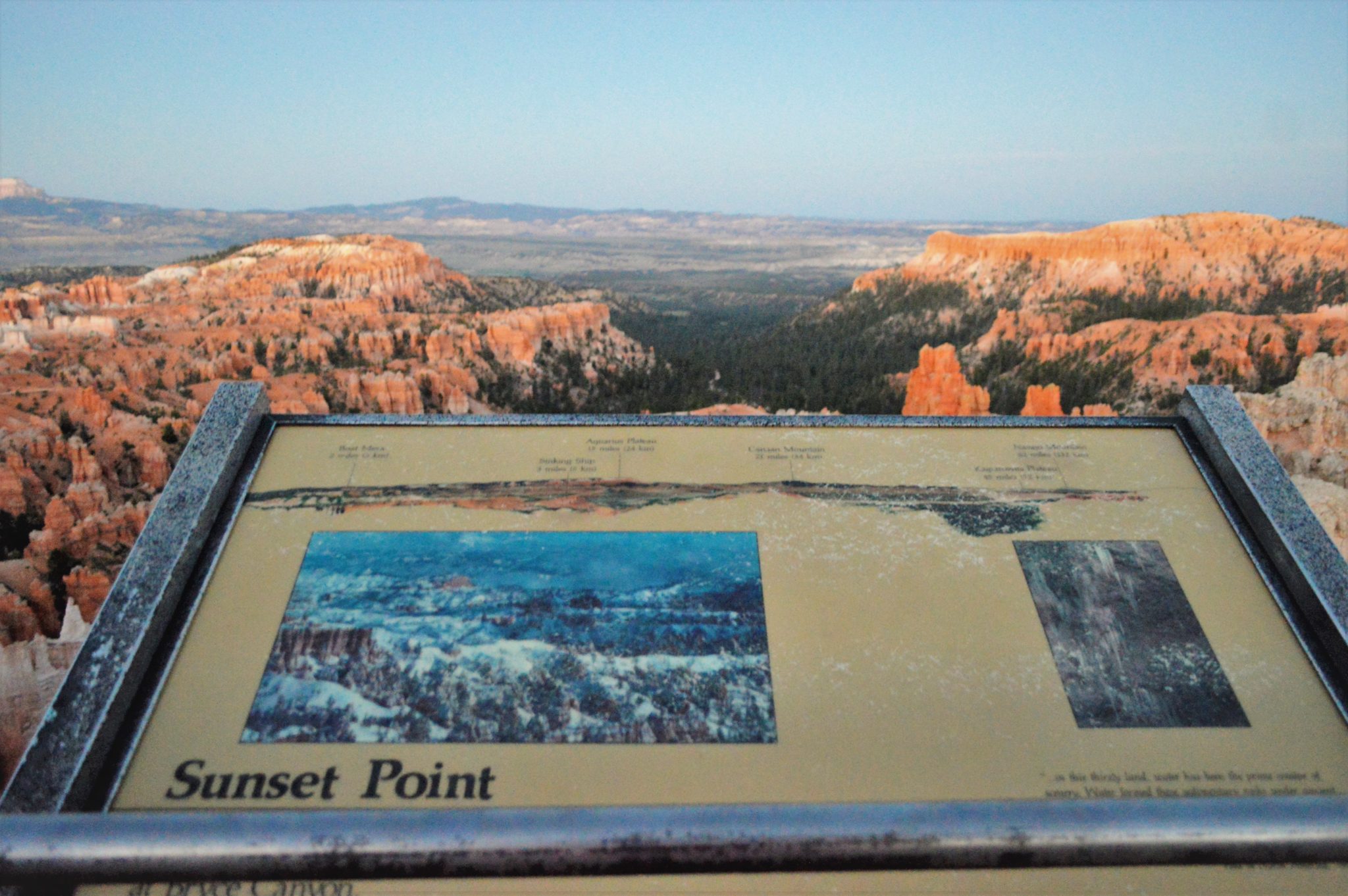 Sunset point in bryce canyon national park, usa