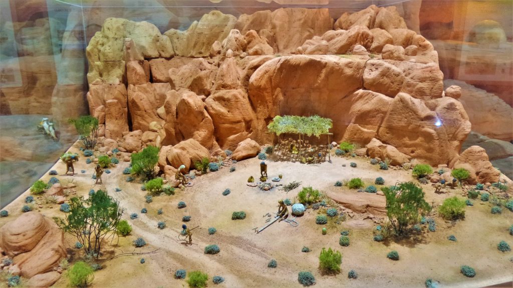 Figurines valley of fire visitors center, Utah