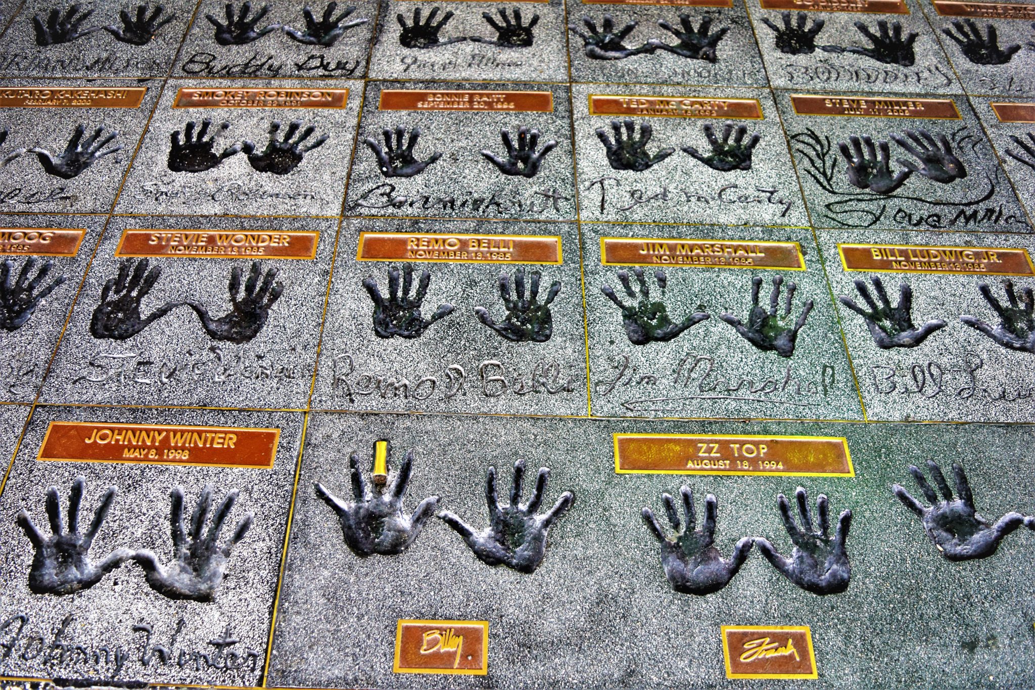 Guitar center rock walk, los angeles