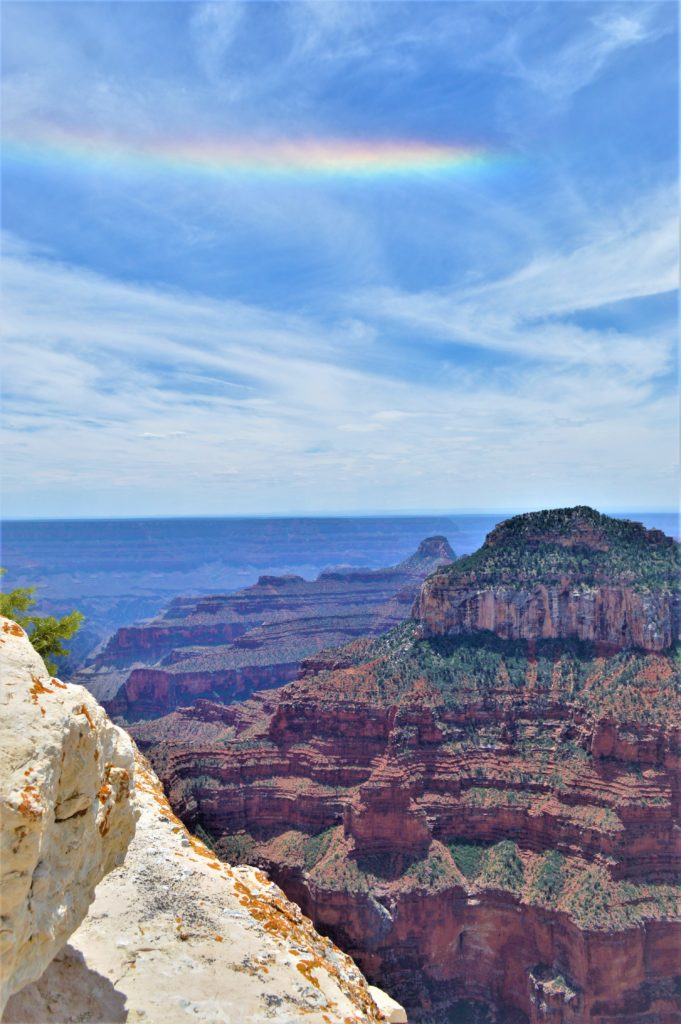 Rainbow at the Grand Canyon North Rim