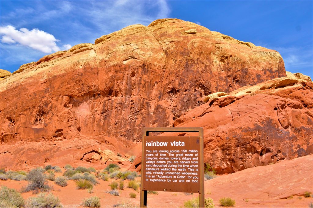 Rainbow vista, valley of fire state park, utah