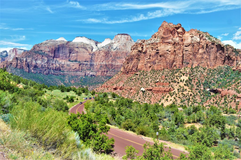 Road through Zion, Utah
