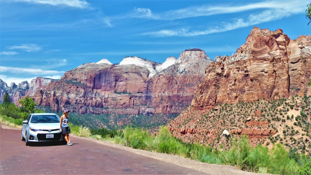 Road trip in Zion National Park, Utah