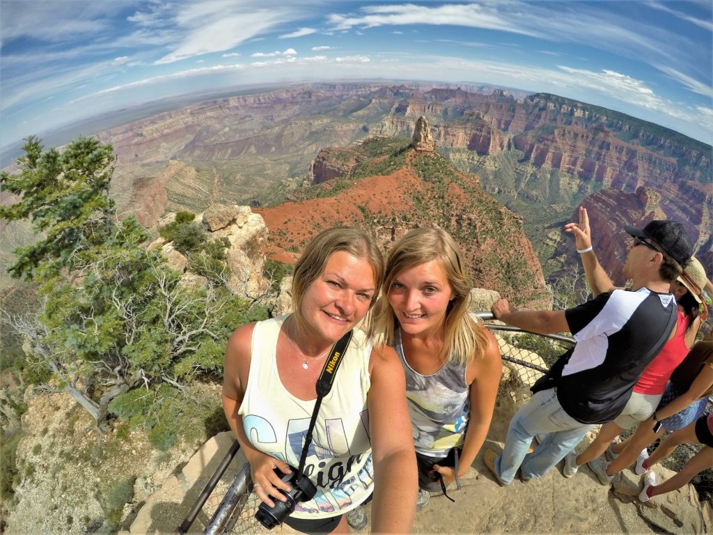 Selfie at Grand Canyon North Rim View Point