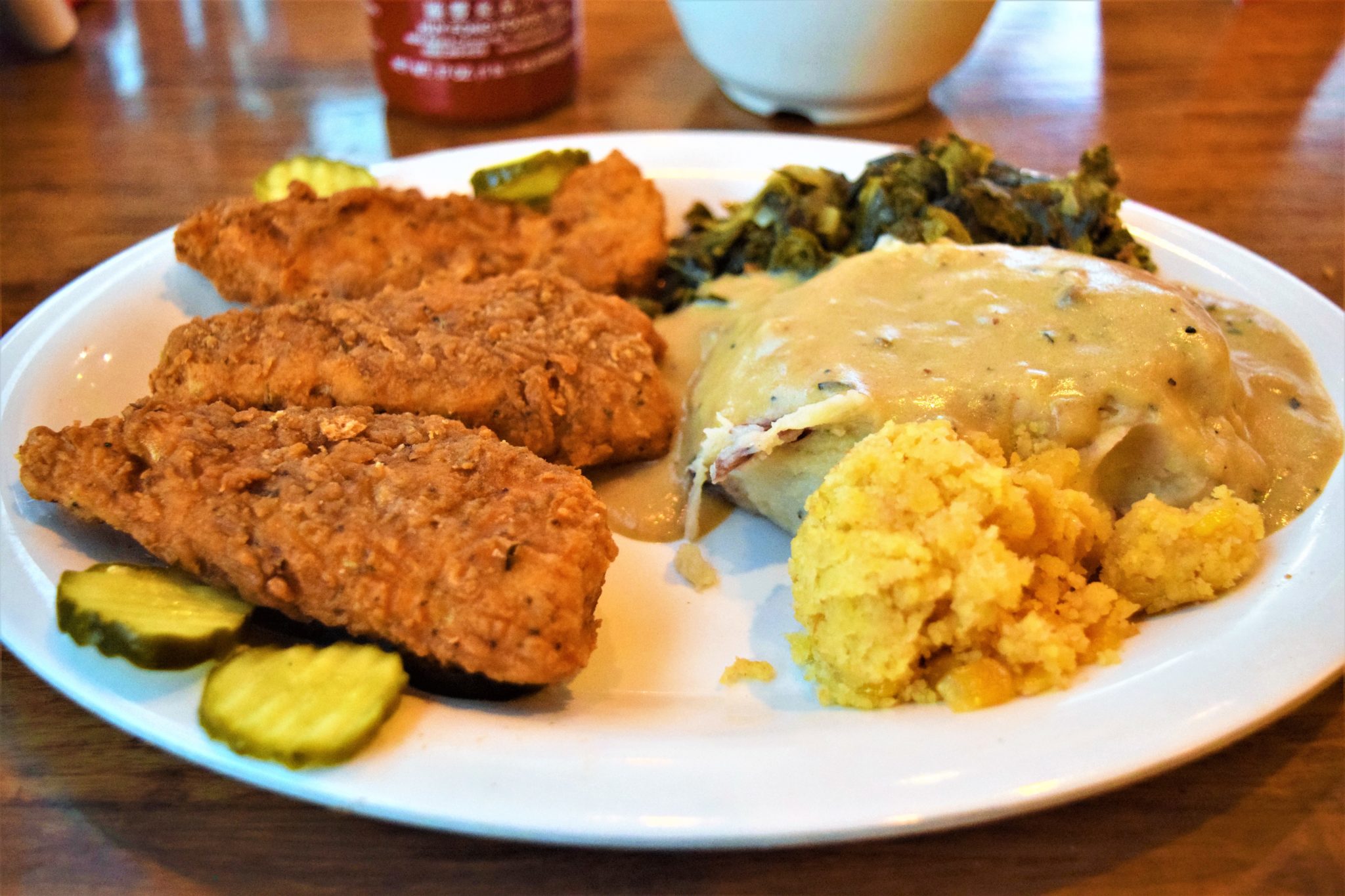 Southern fried chickn, Veggie Grill Los Angeles