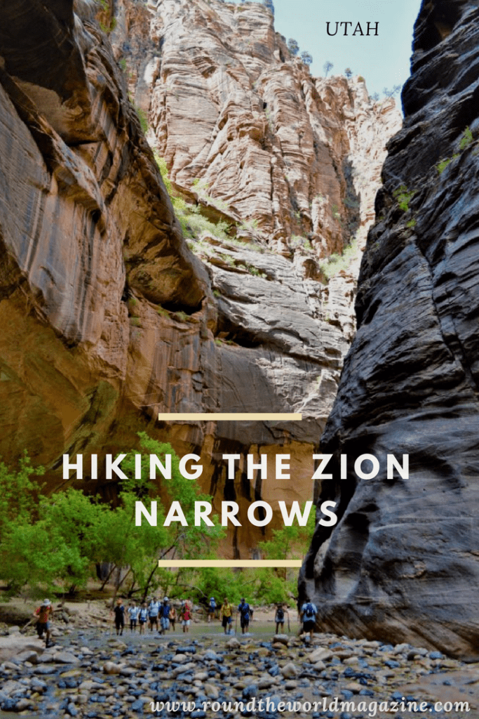 The narrows hike in zion national park