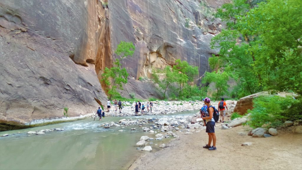 Utah zion narrows hike