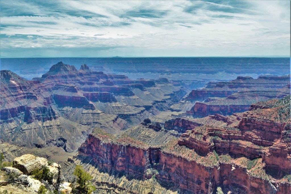 View of fault line Grand Canyon North Rim grand canyon trip