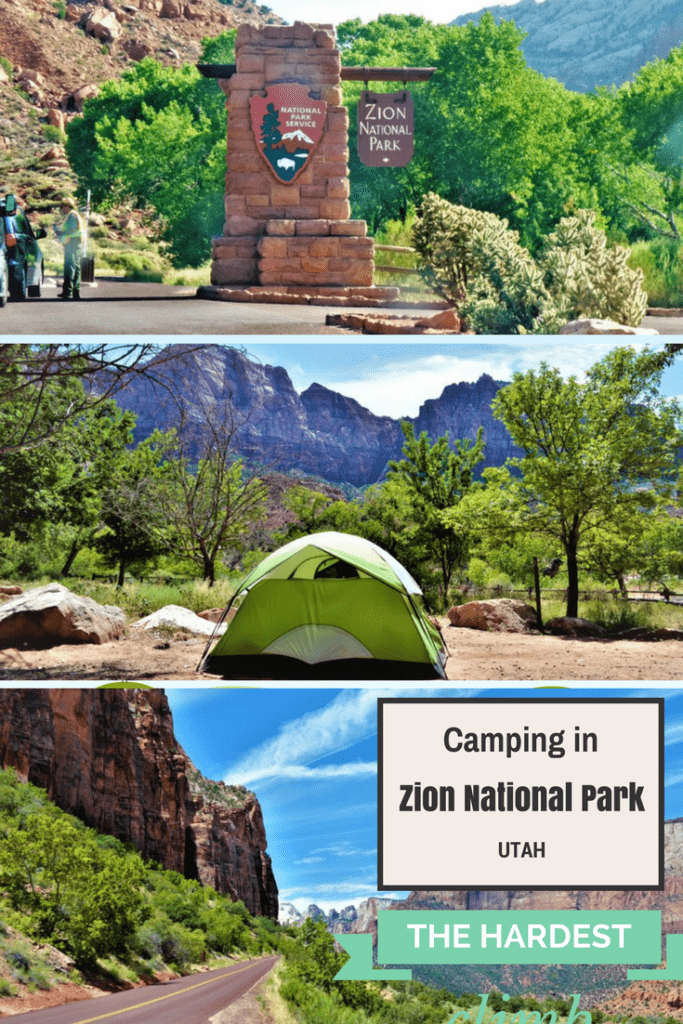 Camping in Zion National Park, Utah, Pinterest
