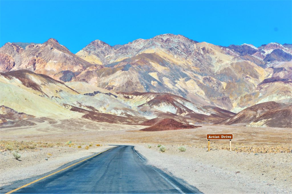 Artist Drive, Death Valley national park, USA