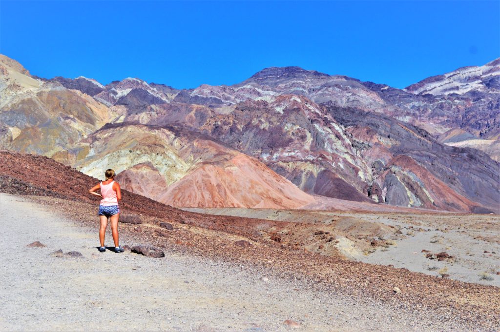 Artist paint pots, death valley national park, usa