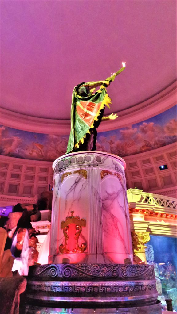 Atlantis show, Caesars palace shopping mall, las vegas
