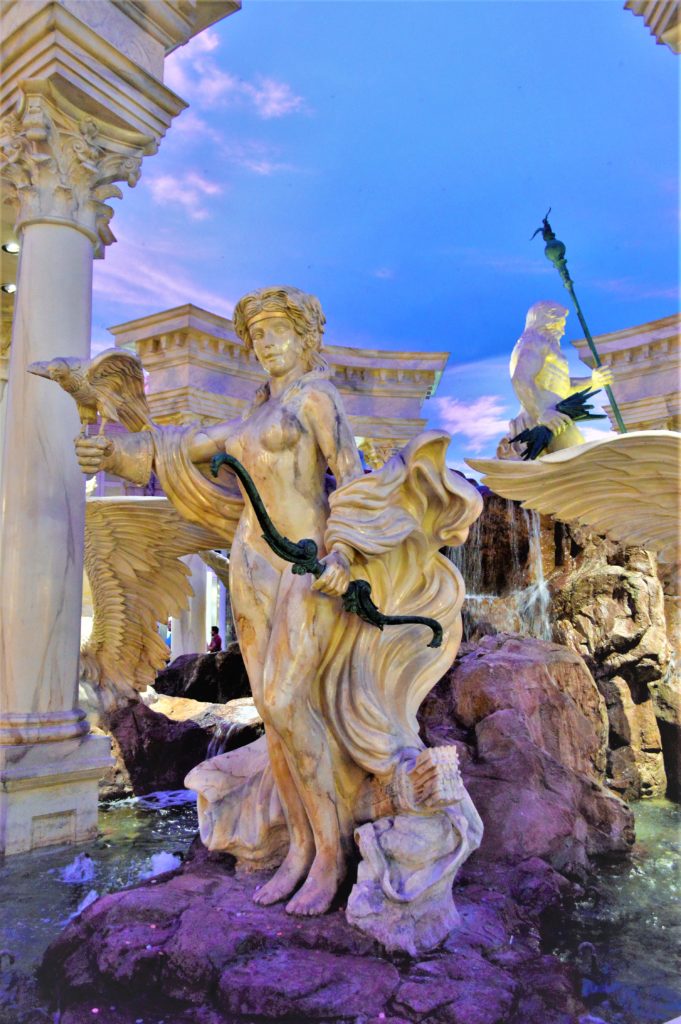 Atlantis show, free show in Caesar's palace, las vegas