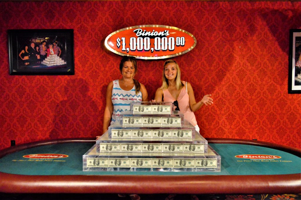 Binion's one million dollars, Fremont street, las vegas