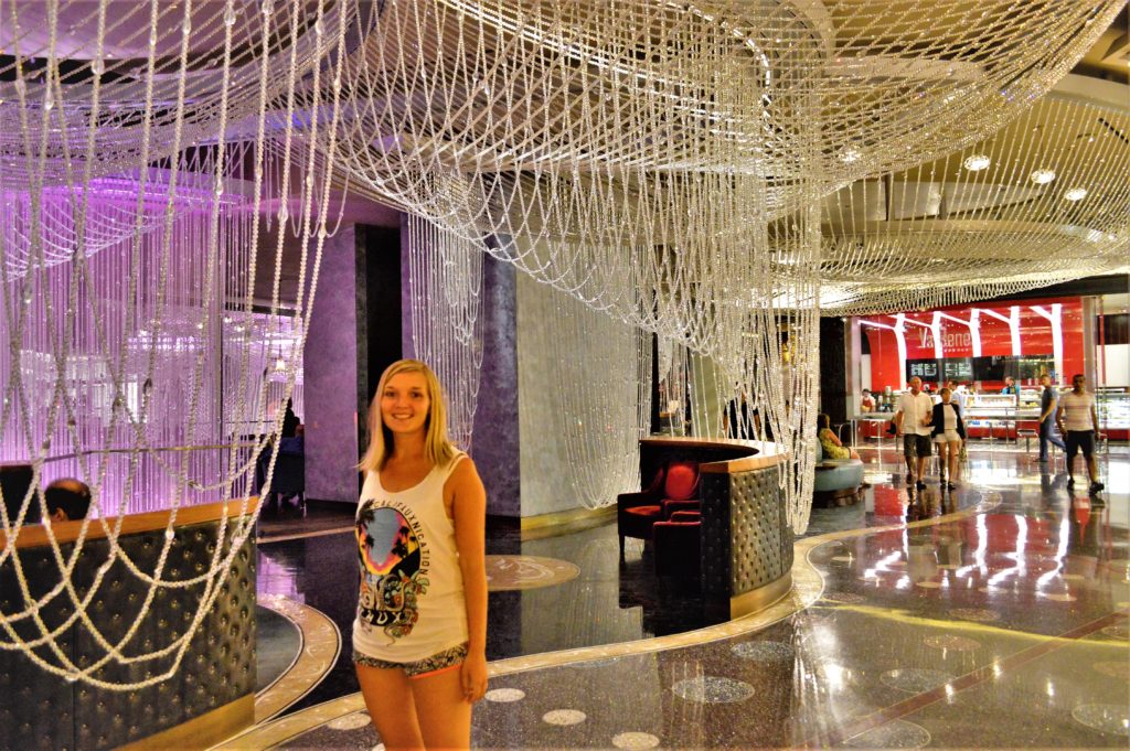 Crystal beads, cosmopolitan hotel, las vegas, nevada