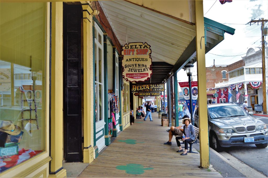 Boardwalk on street, Things to do in Virginia City, Nevada