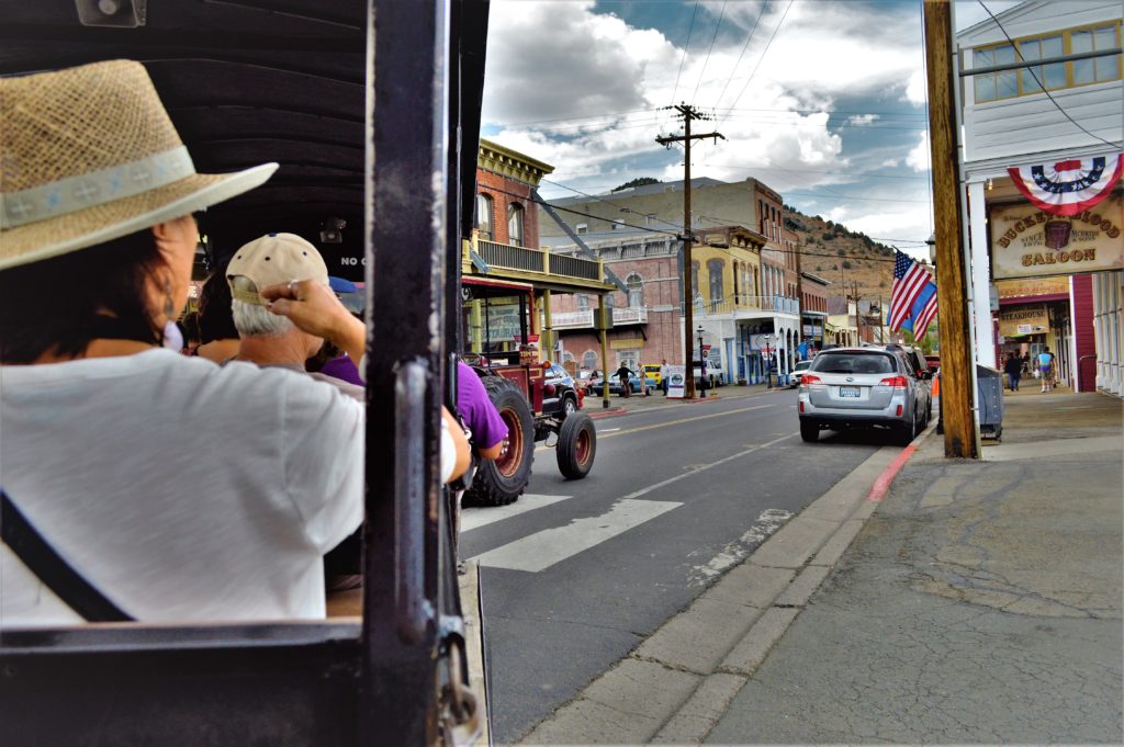 Trolly tour, Virginia City, Nevada