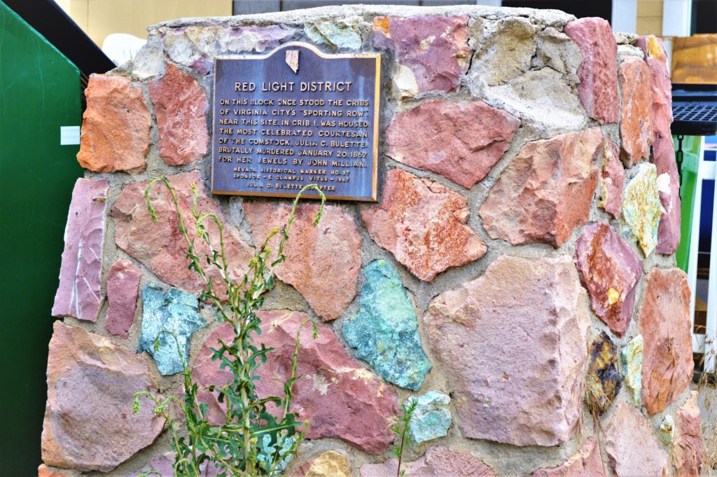 Red Light District sign, Things to do in Virginia City
