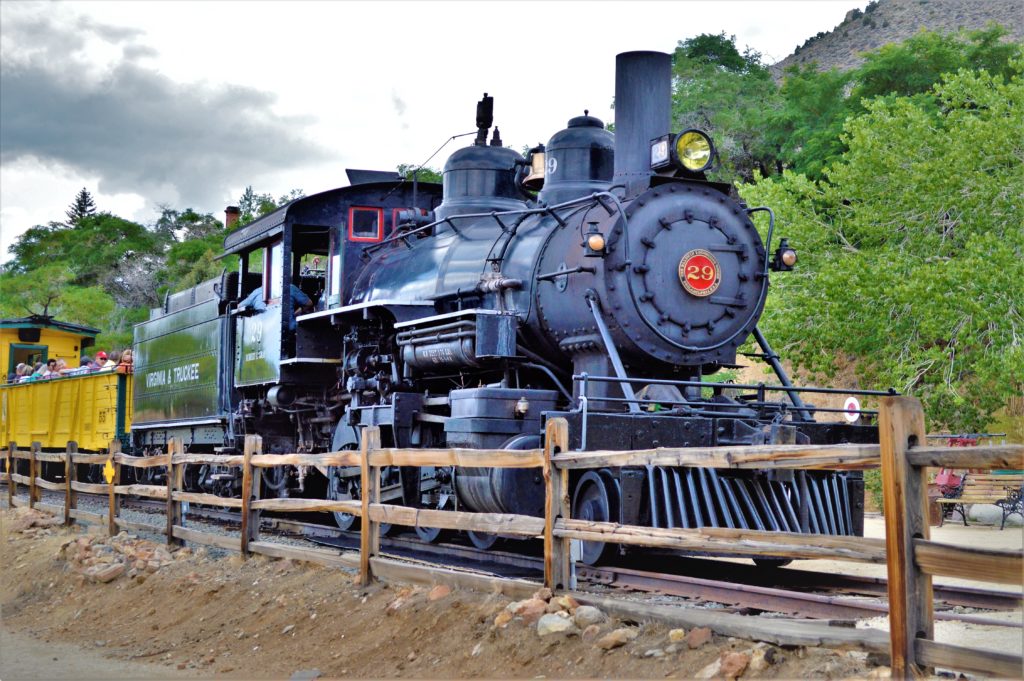 Steam train, Virginia City, Nevada