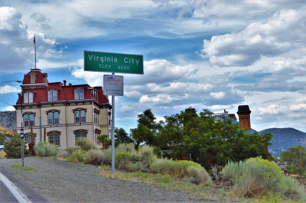 Virginia City Elevation sign, Things to do in Virginia City