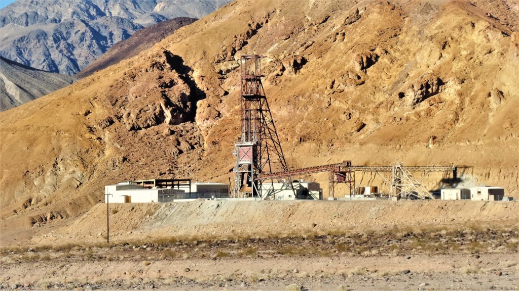 Mine in death valley national park, USA