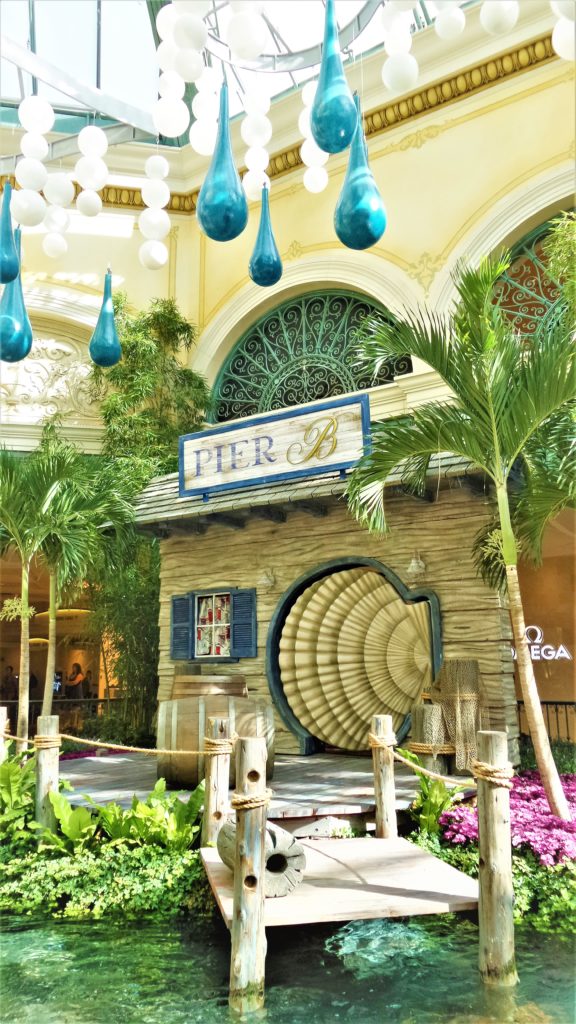 Pier in bellagio, las vegas