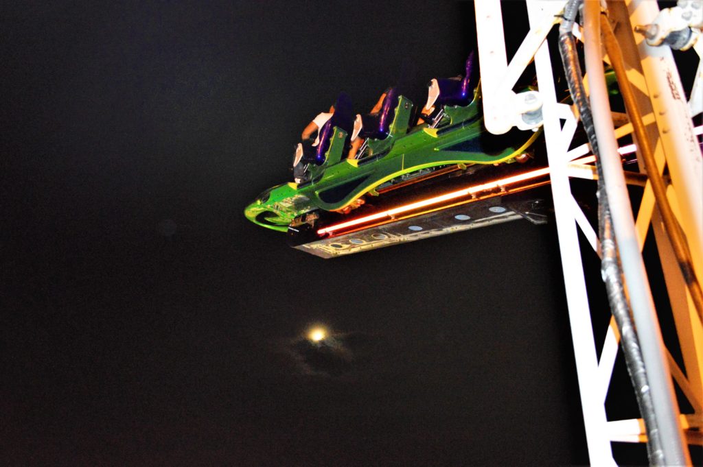 Ride on top of stratosphere, michael douglas, las vegas