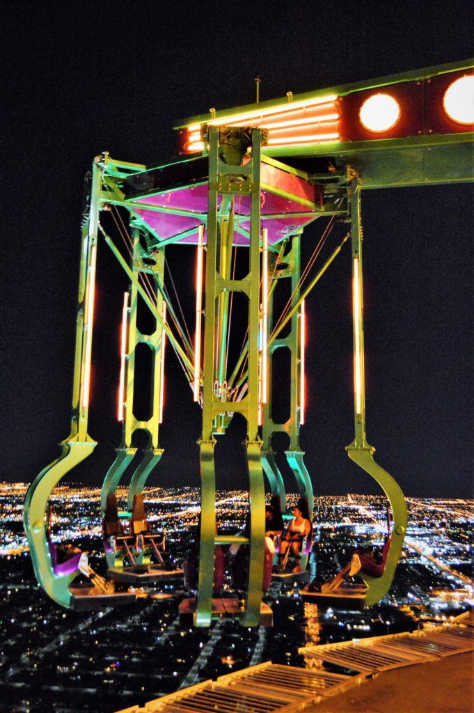 Rides at the top of the Stratosphere, las vegas