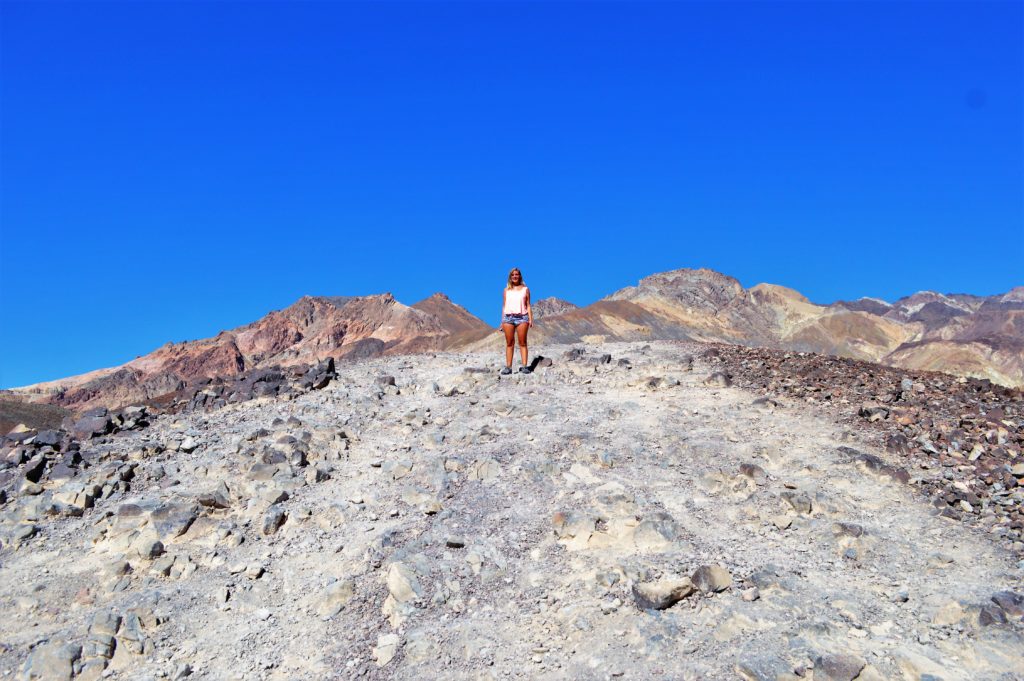 Rock hills at artist paint pots, death valley national park